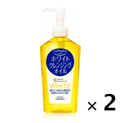 Kose Softymo белое очищающее масло средство для снятия макияжа набор из 2 штук 230 мл сделано в Японии - Изображение 1 из 4