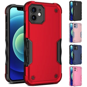 For iPhone 11 6.1" Shockproof Non Slip Armor Case Cover + Screen Protector - Picture 1 of 30