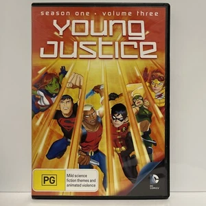 Young Justice: Season One 1 Volume Three 3 (2013) *Good Condition* DVD - Picture 1 of 3