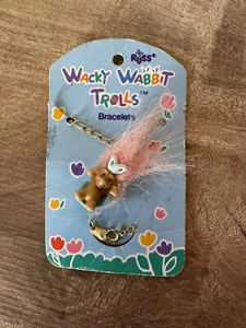 Pulsera Estilo Vintage Russ Wacky Wabbit Trolls Pascua Nostálgico Caprichoso Años 90 - Imagen 1 de 3
