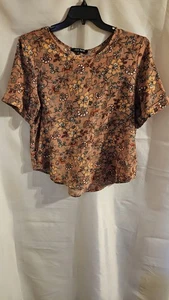 Damen Sweet Rain Größe XL Floral Kurzarm Pi K Top - Bild 1 von 5