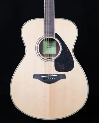 Yamaha FS830 Cuerpo Pequeño Acústico, Tapa Sólida, Caoba FB, Natural Foto 1 de 4