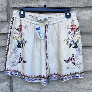 Johnny Was Jade Mayvis Willah Kordelzug Shorts Seidenmischung Small 280 $ - Bild 1 von 6