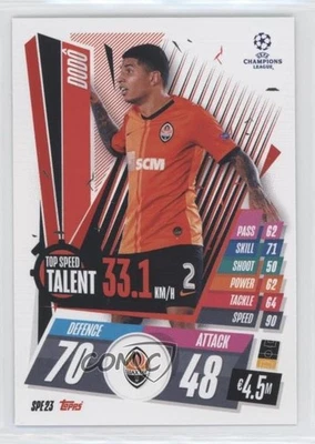 2020-21 Topps Match Attax UCL Extra Top Speed Talent Dodo #SPE23 - Image 1 of 2