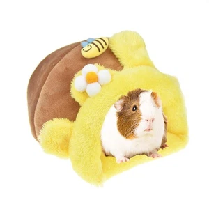 Rabbit Guinea Pig Snuggle Sack Fleece Bed for Cage Small Animal Hamster Chinc... - Picture 1 of 6