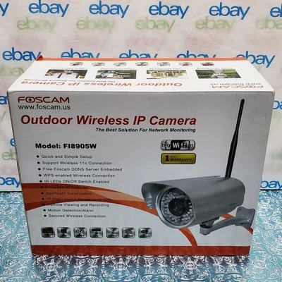 ✅️⭐️ Cámara IP inalámbrica para exteriores FOSCAM FI8905W / visión nocturna / detección de movimiento Foto 1 de 4