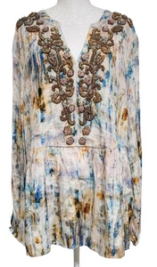 Soft Surroundings Abrial Embellished Tunic Top Size XL - Picture 1 of 6