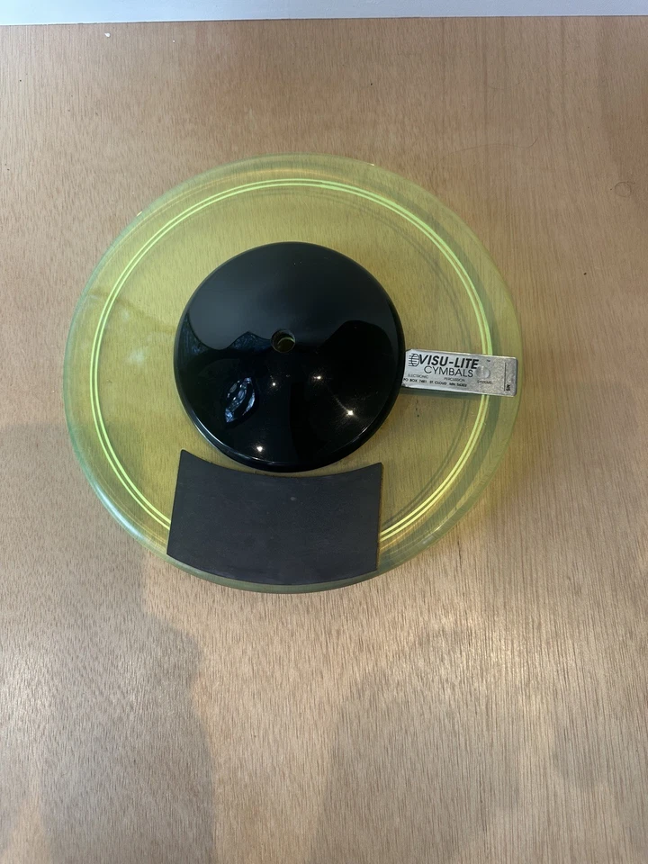 Pintech Visulite Professional Cymbal - 11” Single Zone Splash Cymbal - green - Image 1 of 4