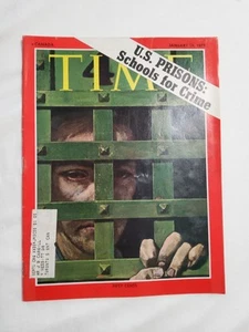 Time Magazine January 18 1971 U.S. Prisons Schools for crime - Picture 1 of 3