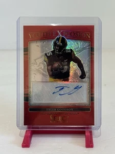 2022 Select Tyler Goodson Youth Explosion Auto Red Prizm YE-TGO Packers Rb - Picture 1 of 2