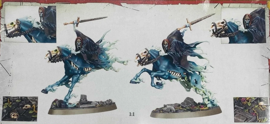 Warhammer AoS Nighthaunt Dreadblade Harrows (2) NEW NO BOX - Image 1 of 1