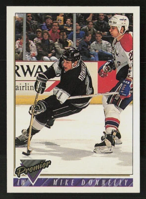 Mike Donnelly 1993-94 Topps Premier #33 Los Angeles Kings Hockey Card - Image 1 of 2