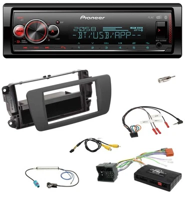 Pioneer Bluetooth USB Lenkrad DAB Autoradio für Seat Ibiza 2008-2015 tuam grey - Bild 1 von 4