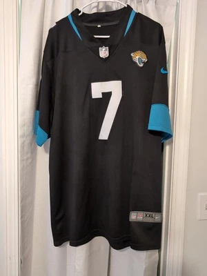 Camiseta deportiva cosida Nike Nick Foles Jacksonville Jaguars NFL negra para hombre talla XXL Foto 1 de 4