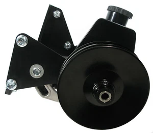 NEW POWER STEERING PUMP,TANK,BRACKET,DOUBLE PULLEY FOR A/C,FITS JEEP CJ 4,6 CYL - Picture 1 of 5