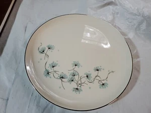 Taylor Smith & Taylor Blue Lace Dandelion Vintage Dinner Plate 10" - Picture 1 of 5