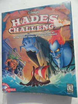 BIG BOX  HADES CHALLENGE Disney Interactive PC CD-ROM 1995 NEW SEALED - Image 1 of 4