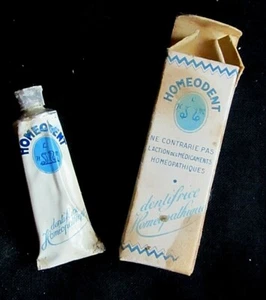Rare Toothpaste HOMEODENT René Baudry pharmacist circa 1920 - Picture 1 of 6