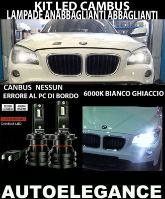 BMW X1 E84 2009-2015 KIT LED LAMPADE ANABBAGLIANTI H7 ABBAGLIANTI DIURNE H15 - Immagine 1 di 4