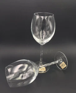 Studio Nova Wine glasses Fine Crystal Braid pattern Cut Twist stem Bordeaux - Picture 1 of 8