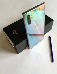 Re-Sealed Samsung Galaxy Note10+ 5G - 256GB - Aura Glow (Unlocked) Limited Stock - Picture 1 of 4