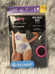 Calzoncillo Maidenform Flexees Shapewear para mujer talla mediana negro elástico cintura alta - Imagen 1 de 4