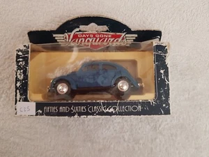 VW BEETLE BLUE  COCCINELLE - Miniature DAYS GONE VANGUARDS  1/43  - C25 - Picture 1 of 9