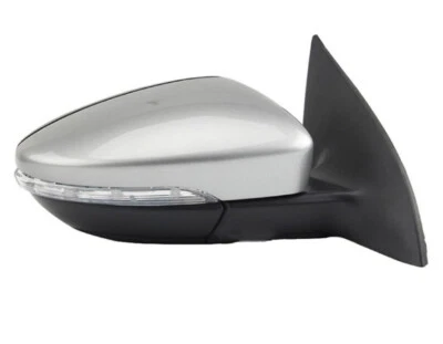 For 10-13 Volkswagen CC 990 Sedan Side View Mirror Assembly 9 Pins Silver Right — 第 1/3 张图片
