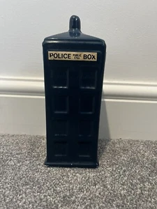 Doctor Who Vintage TARDIS Polizei öffentliche Anrufbox Keramik Geldbox - Bild 1 von 6