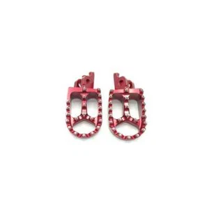 Platforms Raised Aluminum, Red (Pair) Honda Cr 250 1973-2007 406321270#1 - Picture 1 of 2