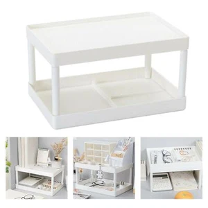 2 Layer Desk Organizer Rack Bookshelf Stand Storage Shelf Dormitory Home - Picture 1 of 12