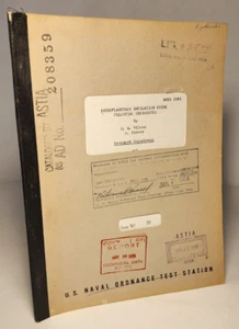 SCARCE 1958 NOTS, ASTIA DOCUMENT 'INTERPLANETARY NAVIGATION USING CELESTIAL REF' - Picture 1 of 8