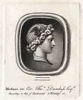 Antique Print-MEDUSA-GORGON-SNAKE-PETRIFY-PORTRAIT-Plate 43-Worlidge-1768