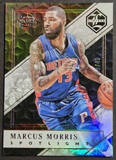 2015-16 Panini Limited Silver Spotlight #66 Marcus Morris Detroit Pistons SP /49