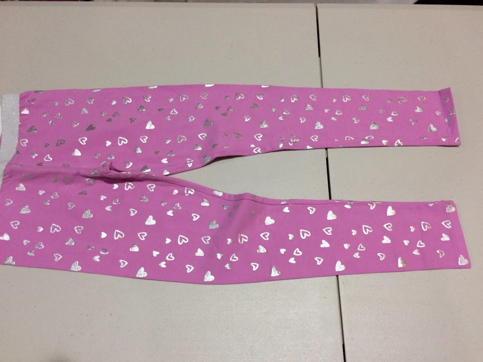 NWT Gymboree Girl Leggings Hearts pink 14 - Image 1 of 1