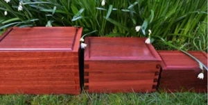 Wooden Cremation Urns for Ashes Pet Memorial / Loved one - Picture 1 of 10