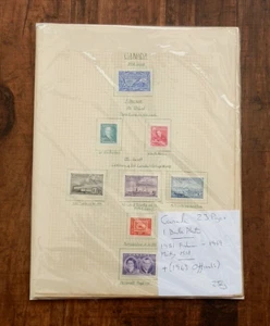 CANADA Collection on 23 pages Mostly Mint many blocks of 4 1951 $1 to 1969 noted - Picture 1 of 24