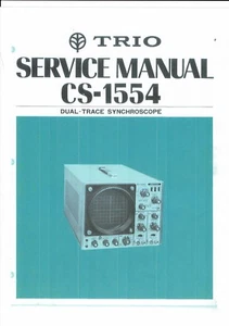 Trio Service Manual für CS- 1554 englisch  Copy - Picture 1 of 1