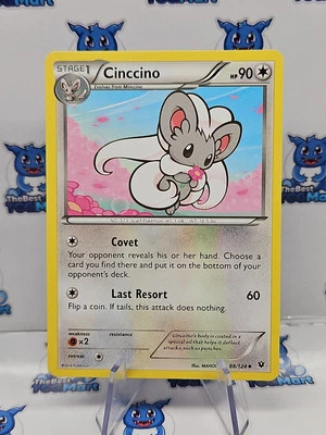 Cinccino Pokemon Fates Collide 88/124 LP  - Image 1 of 2