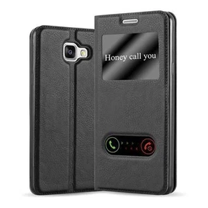 Funda para Samsung Galaxy A3 2016 Teléfono Cubierta Protección Ventana Libro Billetera - Imagen 1 de 15