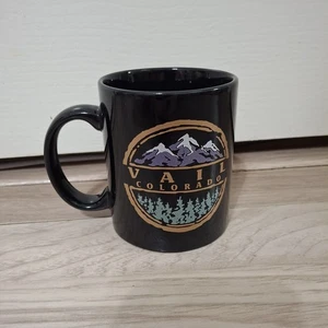 Taza de café Charlies Vail Colorado Town City Black Mountains Bosque árboles - Imagen 1 de 6