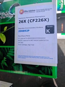 Ricambio cartuccia toner LaserJet nero ad alta resa HP 26X (CF226X) - Foto 1 di 2
