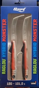 RAGLOU HYBRID MONSTER  CM 180 GR . 101 COLORE GRL RAPALA CONFENZIONE DA 2 PEZZI  - Foto 1 di 1