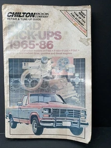 Chiltons Manual 1965-1986 Ford Trucks Chilton 6913 1965-86 Ford Pick-Ups Manual - Picture 1 of 9