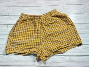 Dizzy Lizzy Yellow Gingham Bubble Shorts – Size S (Girls) - Picture 1 of 3