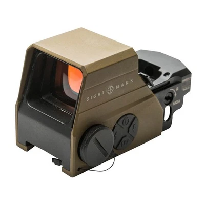 Sightmark SM26035DE, 1X Ultra Shot M-Spec FMS Reflex Red Dot Sight, Dark Earth Foto 1 de 4