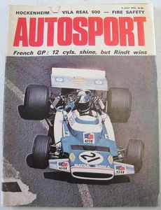 AUTOSPORT Magazine 9 Jul 1970 Ford Escort 1600 RS test Ferrari GTO Thomassima - Picture 1 of 5