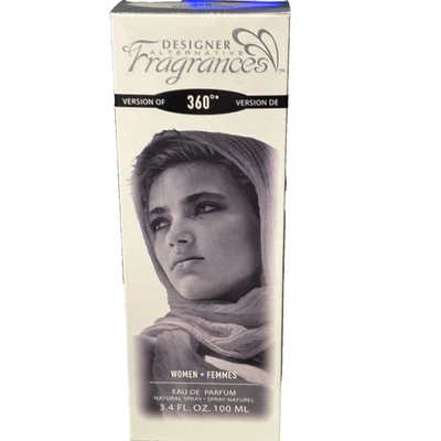 FRAGANCIA ALTERNATIVA DE DISEÑO - 360° PARA MUJER 3,4 OZ / 100 ML NUEVO CON ETIQUETAS Foto 1 de 4