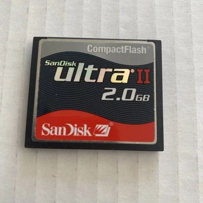 SanDisk Ultra II 2GB CF Compact Flash Memory Card  - Image 1 of 2