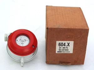NOS HUBA CONTROL MODEL 604.9010000 DIFFERENTIAL PRESSURE SWITCH 20-300 PA - Picture 1 of 9